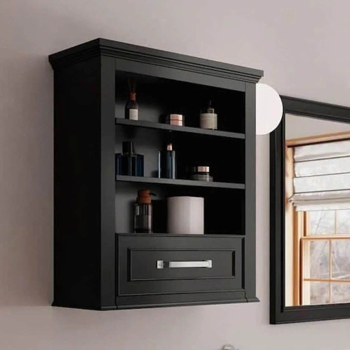TỦ TREO TƯỜNG GALLINGER MÀU ĐEN 2
