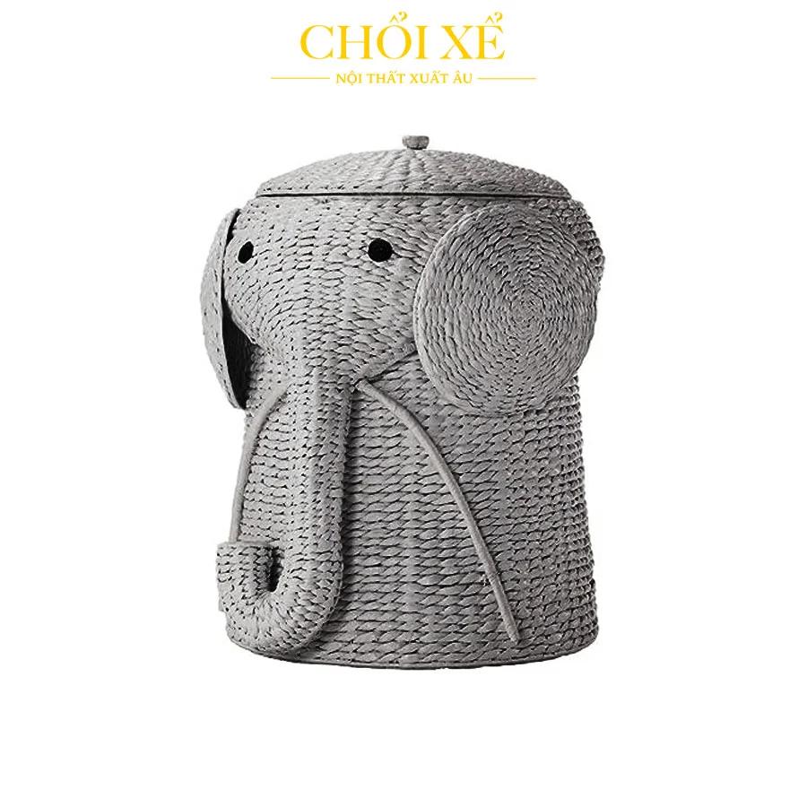 GIỎ ĐỰNG ĐỒ GIẶT HAMPER (VOI MẸ) 3