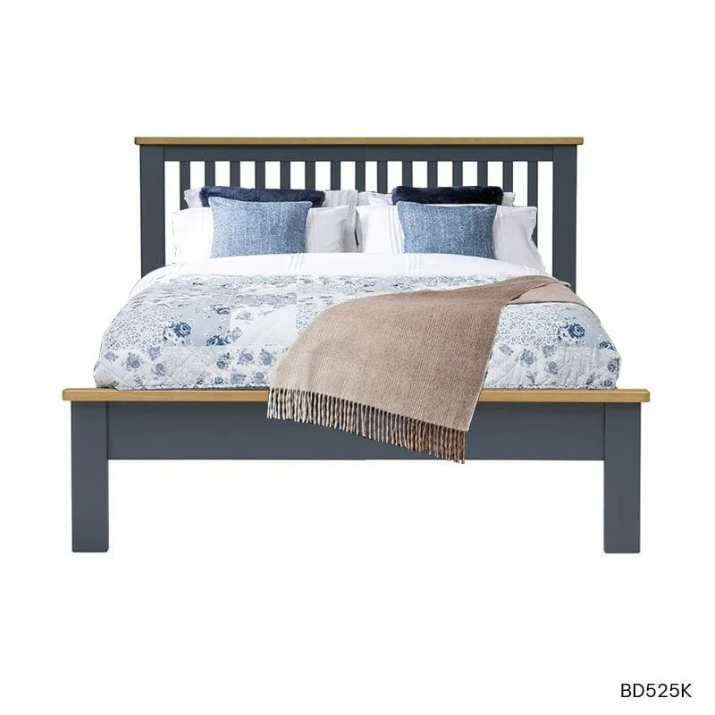GIƯỜNG NGỦ HIGHGATE NAVY BLUE 1.8 2