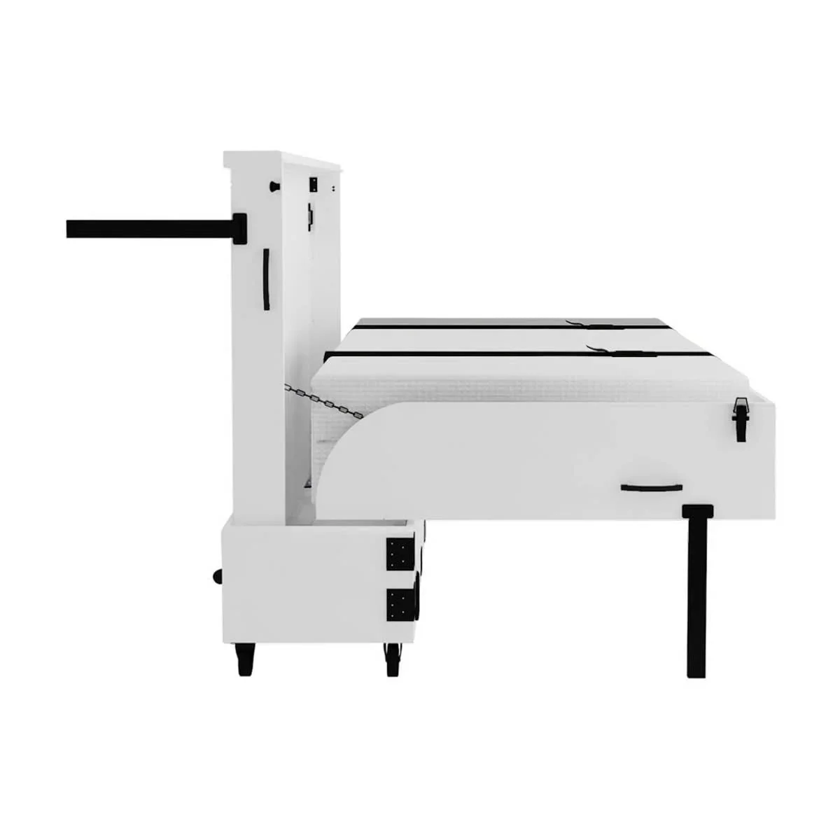 GIƯỜNG NGỦ THÔNG MINH HENDERSON XTRA BED MÀU TRẮNG KÈM NỆM 3