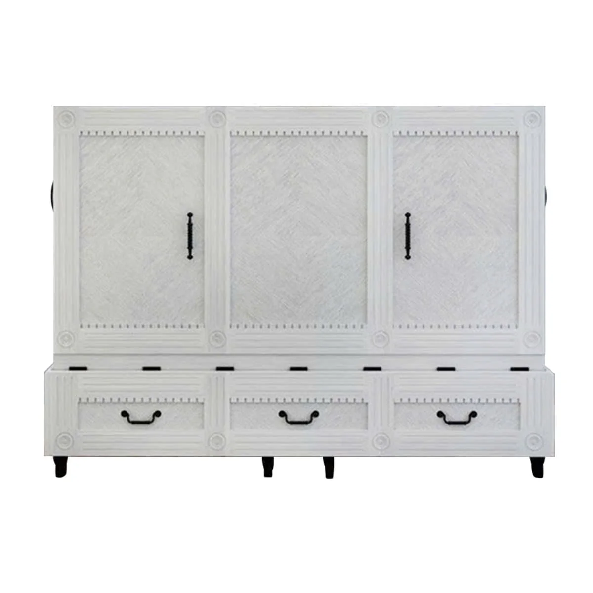 GIƯỜNG NGỦ THÔNG MINH BROOKLYN XTRA BED MÀU TRẮNG KÈM NỆM