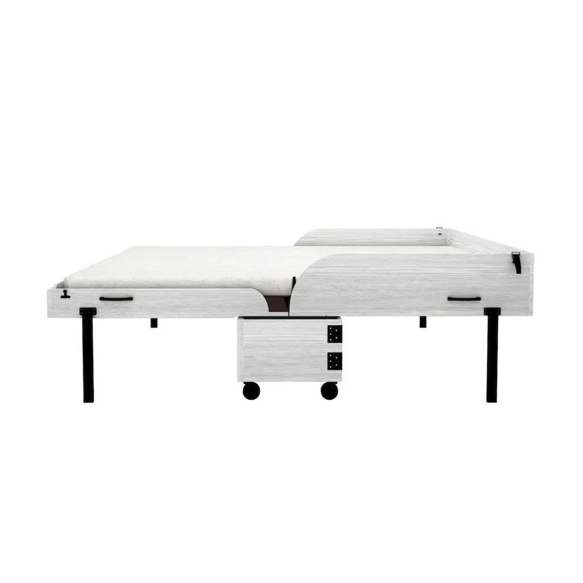 GIƯỜNG NGỦ THÔNG MINH BROOKLYN XTRA BED MÀU TRẮNG KÈM NỆM 2