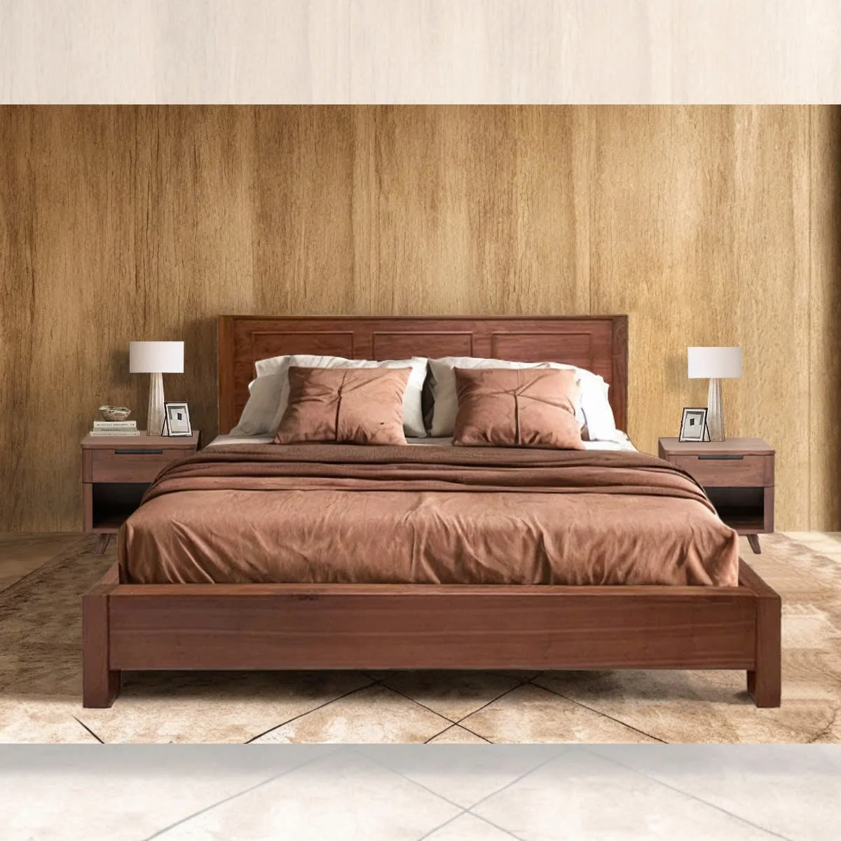 BỘ PHÒNG NGỦ WALNUT 1.6 2 TÁP 2