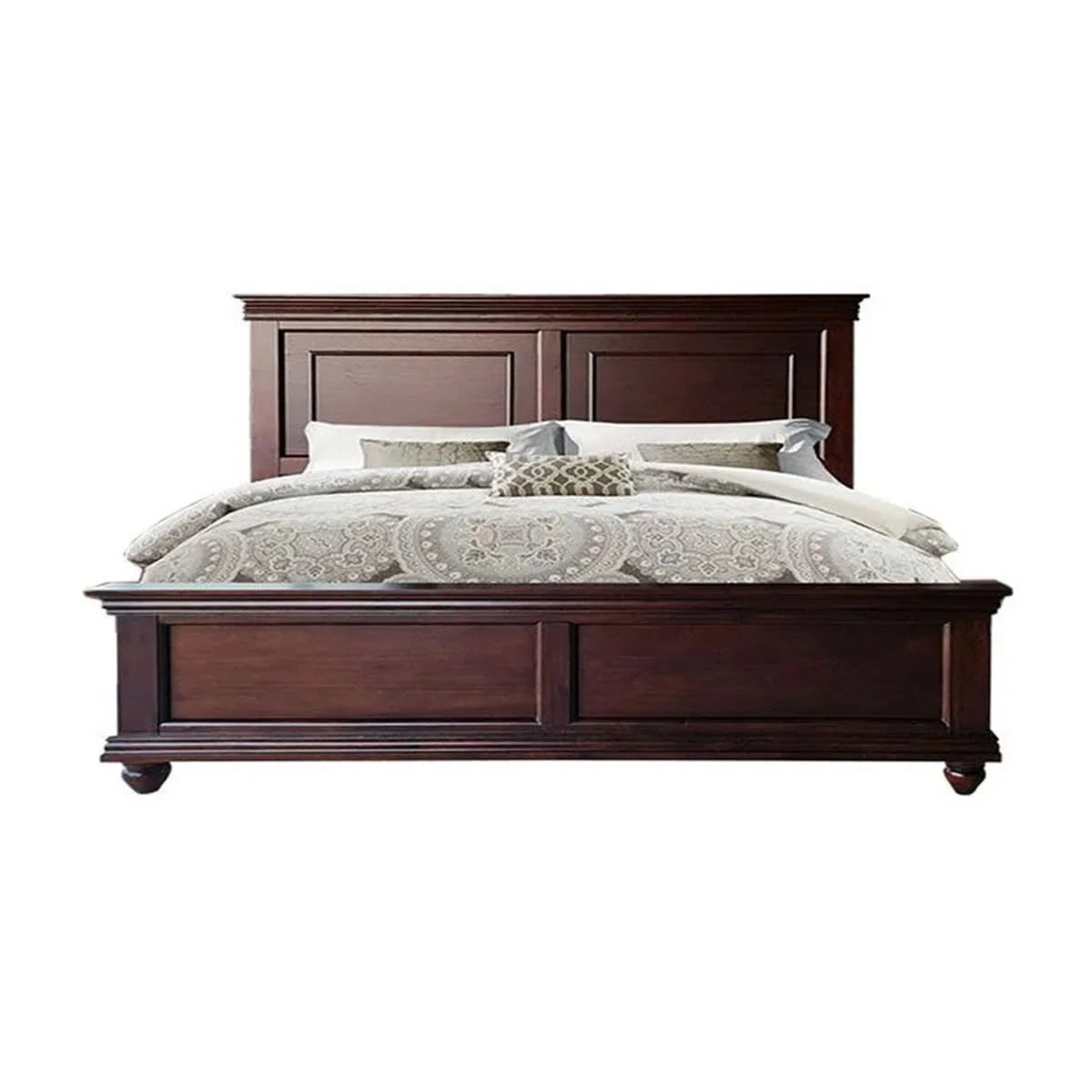 GIƯỜNG NGỦ HARPER MÀU NÂU 1.8