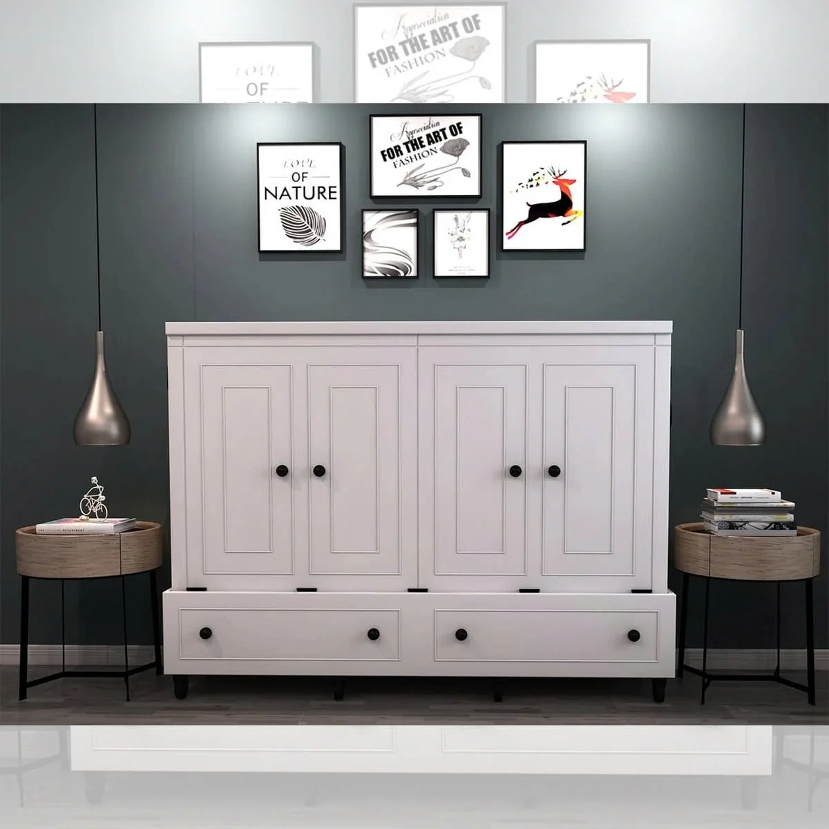 GIƯỜNG NGỦ THÔNG MINH HENDERSON XTRA BED MÀU TRẮNG KÈM NỆM 5