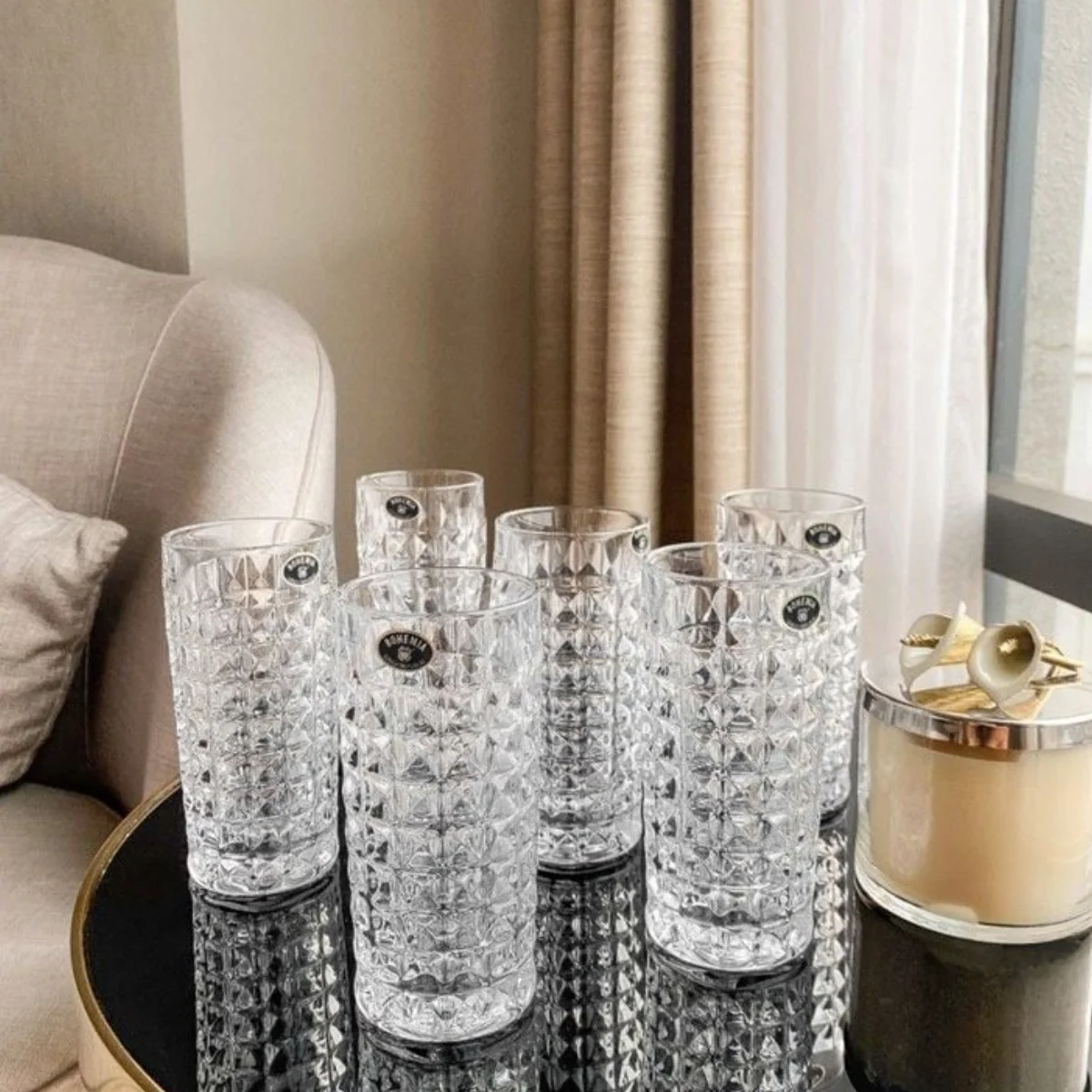 BỘ 6 CỐC PHA LÊ KIM CƯƠNG 260ML 5