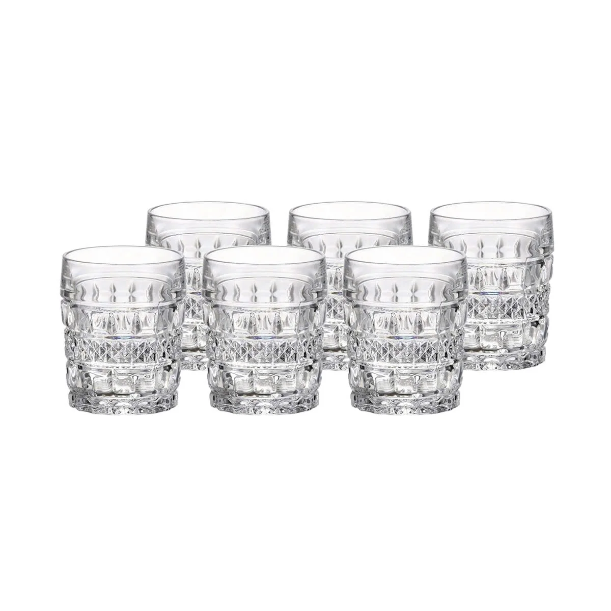 BỘ 6 CỐC RƯỢU WHISKY PHA LÊ BRITTANY 240ML