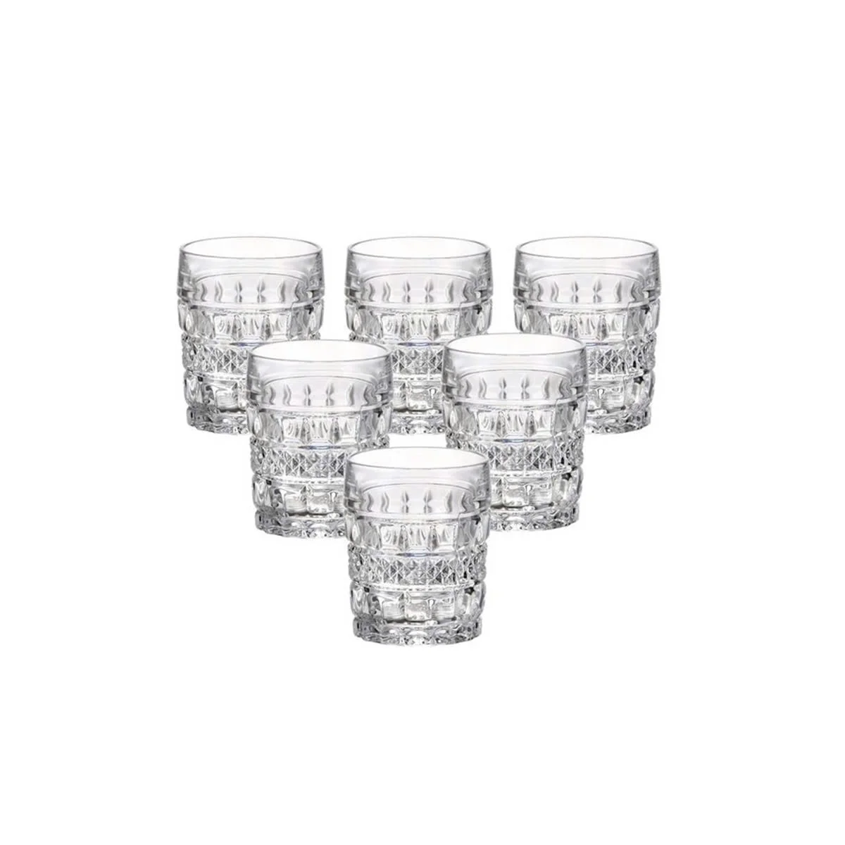 BỘ 6 CỐC RƯỢU WHISKY PHA LÊ BRITTANY 240ML 2