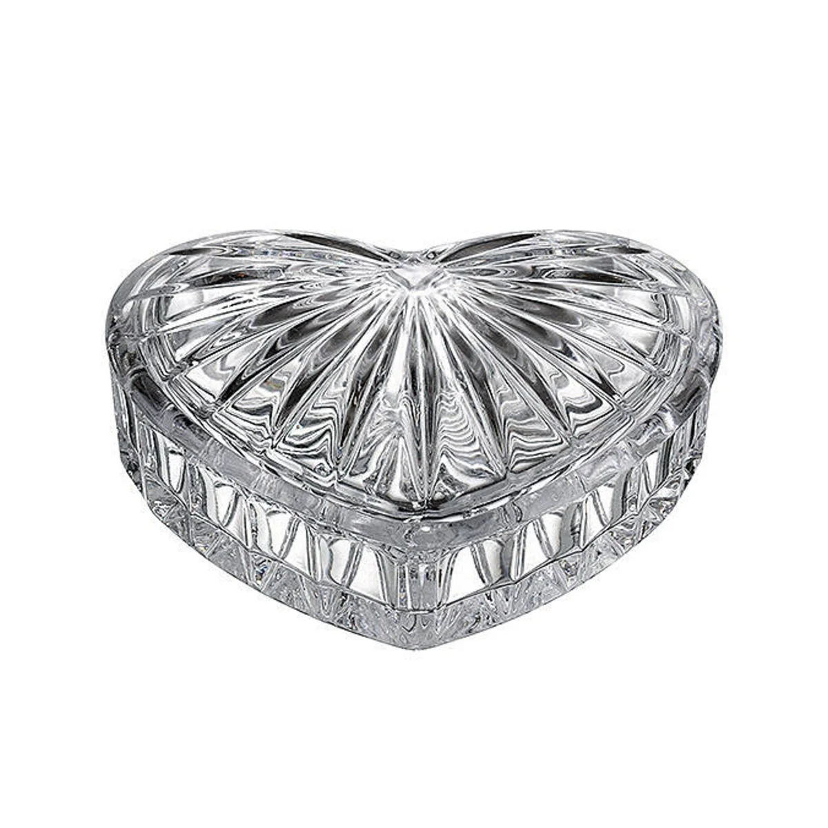 HỘP ĐỰNG TRANG SỨC PHA LÊ HÌNH TRÁI TIM CRYSTAL 11CM