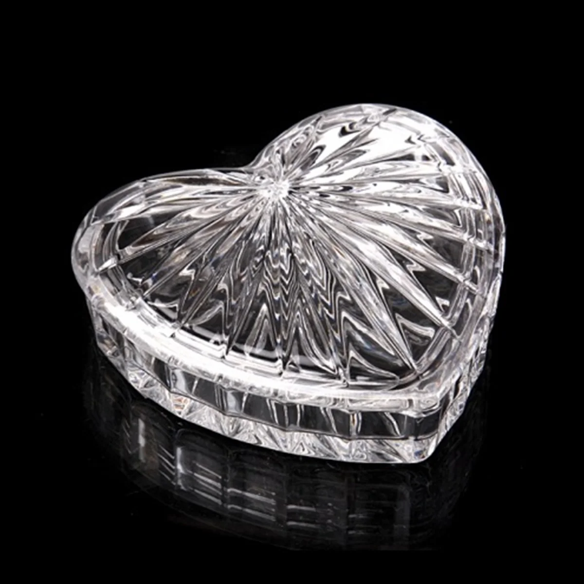 HỘP ĐỰNG TRANG SỨC PHA LÊ HÌNH TRÁI TIM CRYSTAL 11CM 5