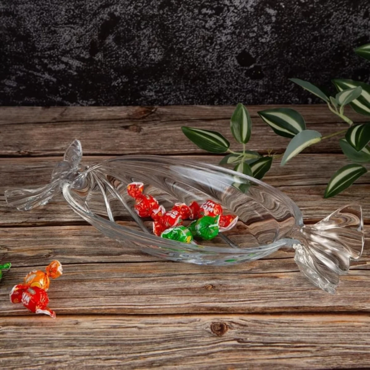 ĐĨA PHA LÊ SÂU LÒNG CANDY 34.5CM – BOHEMIA CRYSTAL 2