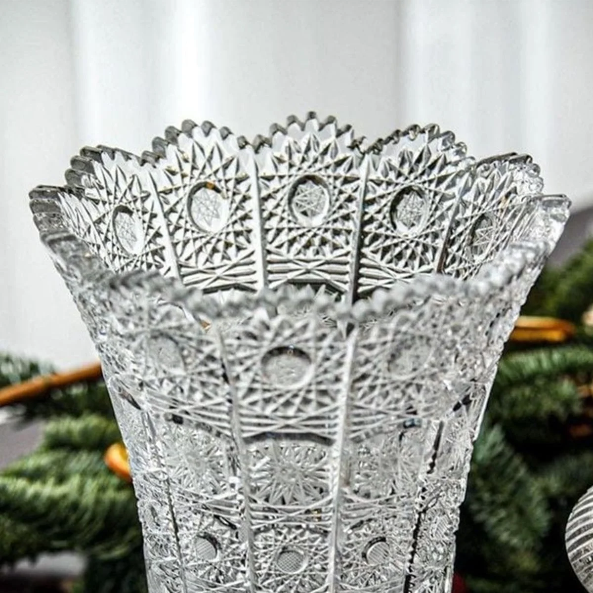 LỌ HOA PHA LÊ CHÂN ĐẾ TRÒN 30.5CM 4
