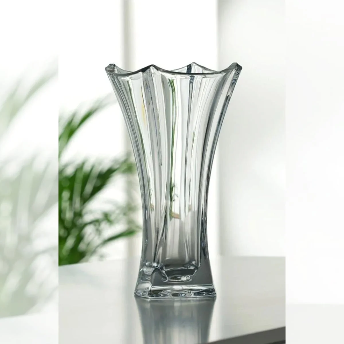 LỌ HOA PHA LÊ HÌNH BÓ MẠ VUÔNG TRƠN 30CM 4