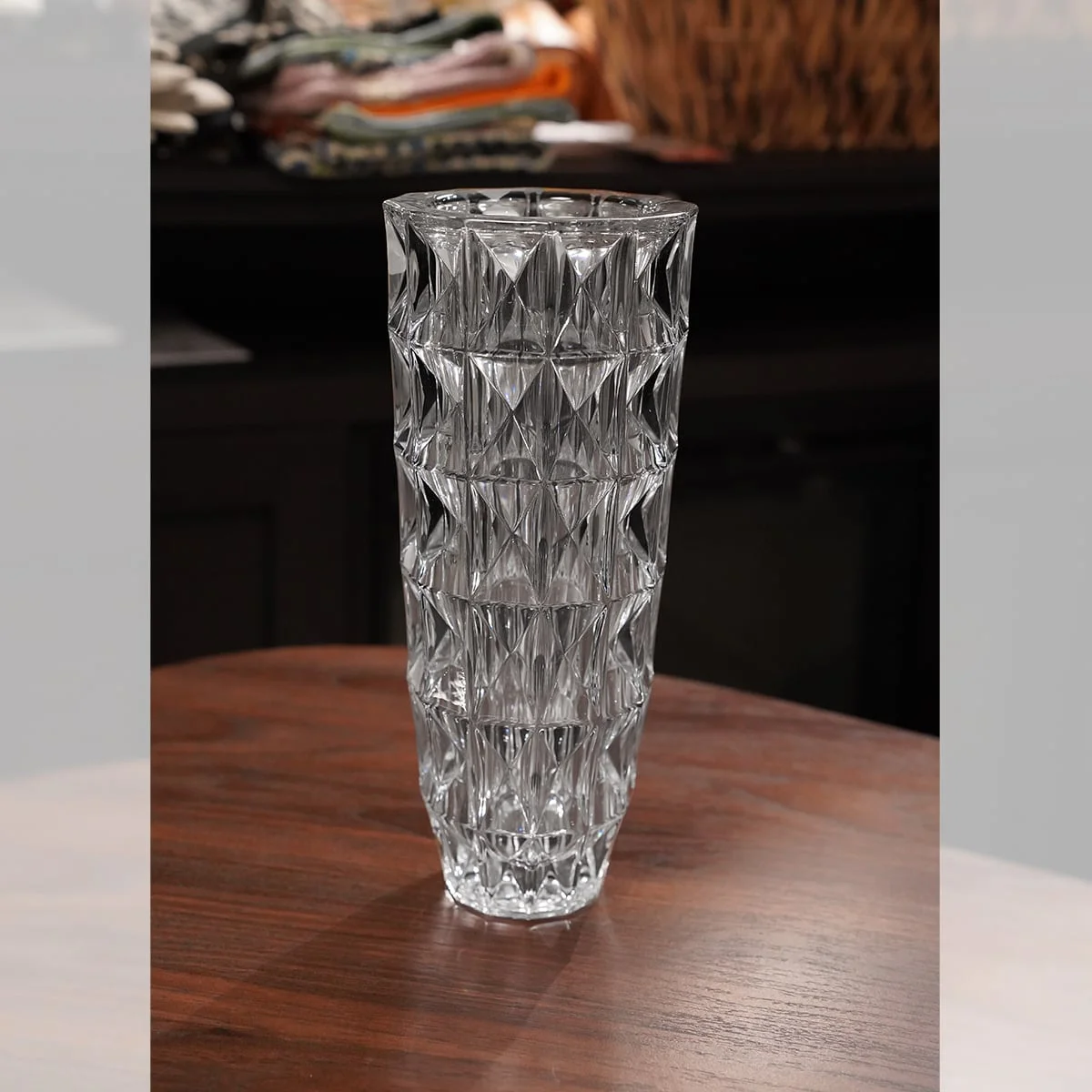 LỌ HOA PHA LÊ KIM CƯƠNG 33CM CRYSTAL 3