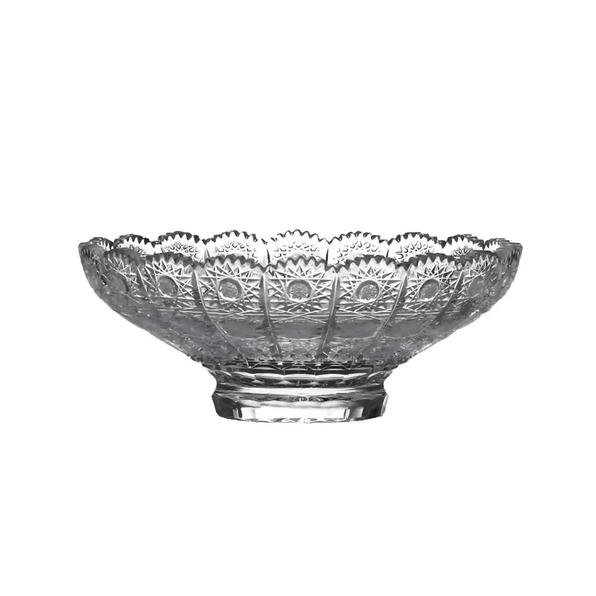 MÂM BỒNG PHA LÊ 25CM CRYSTAL