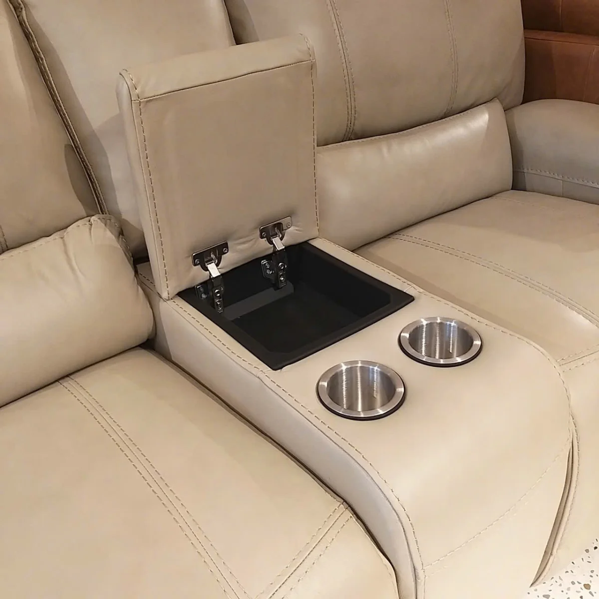 GHẾ SOFA 2 CHỖ DA BÒ CHỈNH ĐIỆN SEFANA 2