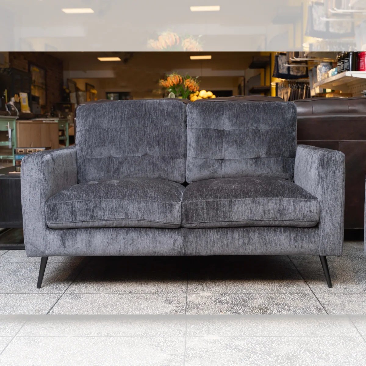 GHẾ SOFA 2 CHỖ ORLA MÀU MIDNIGHT 5
