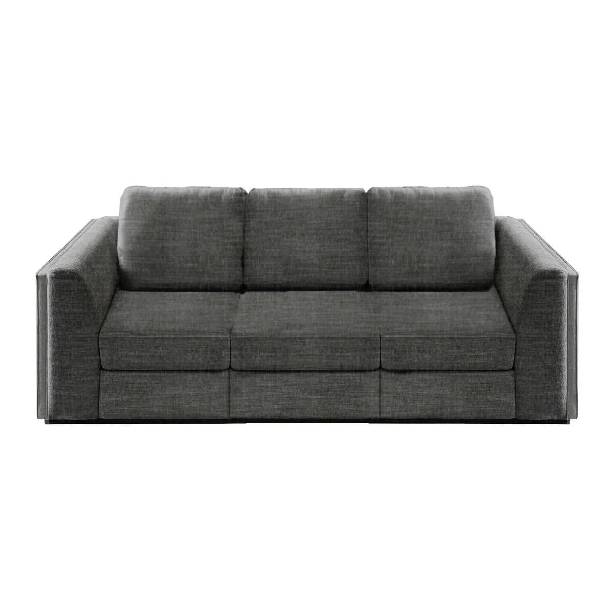 GHẾ SOFA 3 CHỖ CHELSEA MÀU XÁM ĐẬM