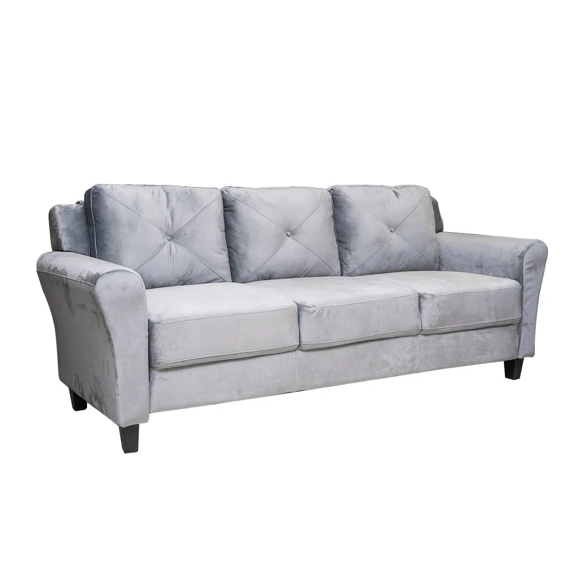 GHẾ SOFA 3 CHỖ HARDFORD MÀU XÁM
