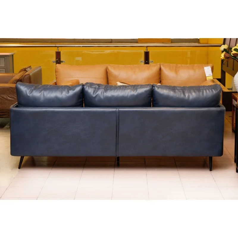 GHẾ SOFA 3 CHỖ NUBE MÀU XANH 5