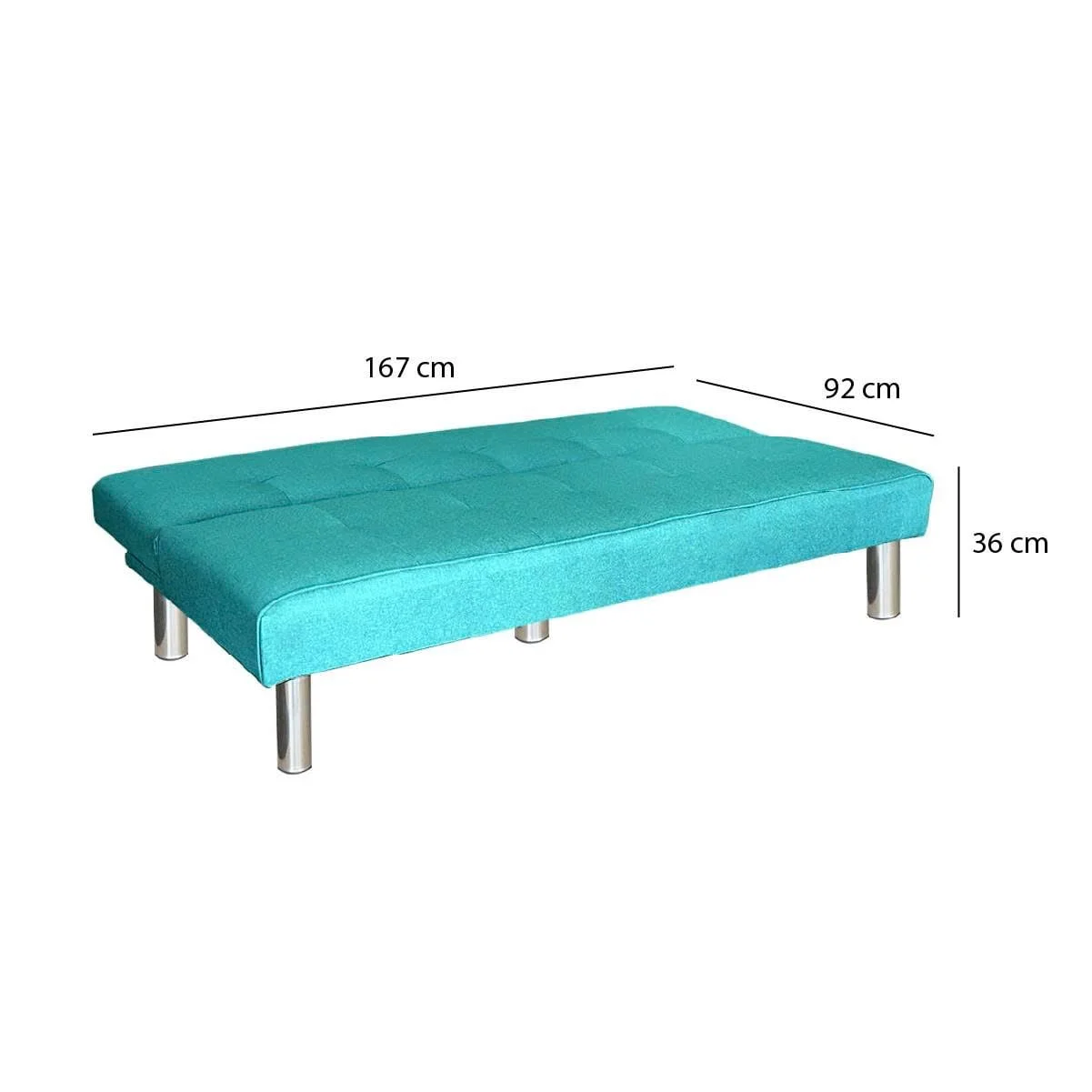 GHẾ SOFA BED SERTA MÀU XANH 3