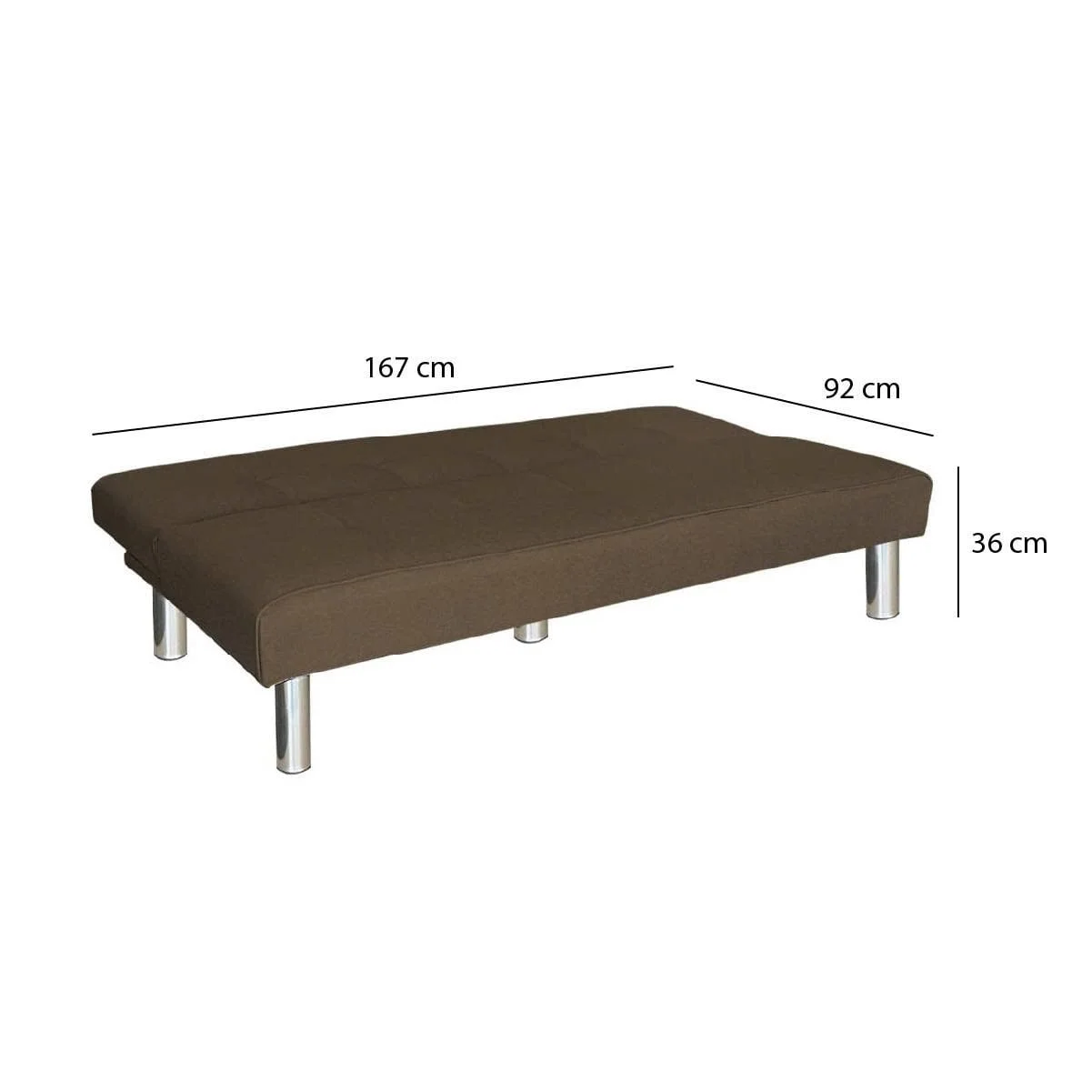 GHẾ SOFA BED SERTA MÀU NÂU 3