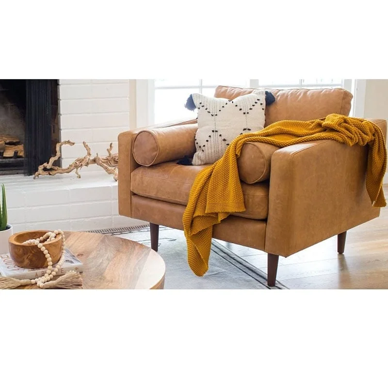 GHẾ SOFA 3 CHỖ DA BÒ NAPA 5