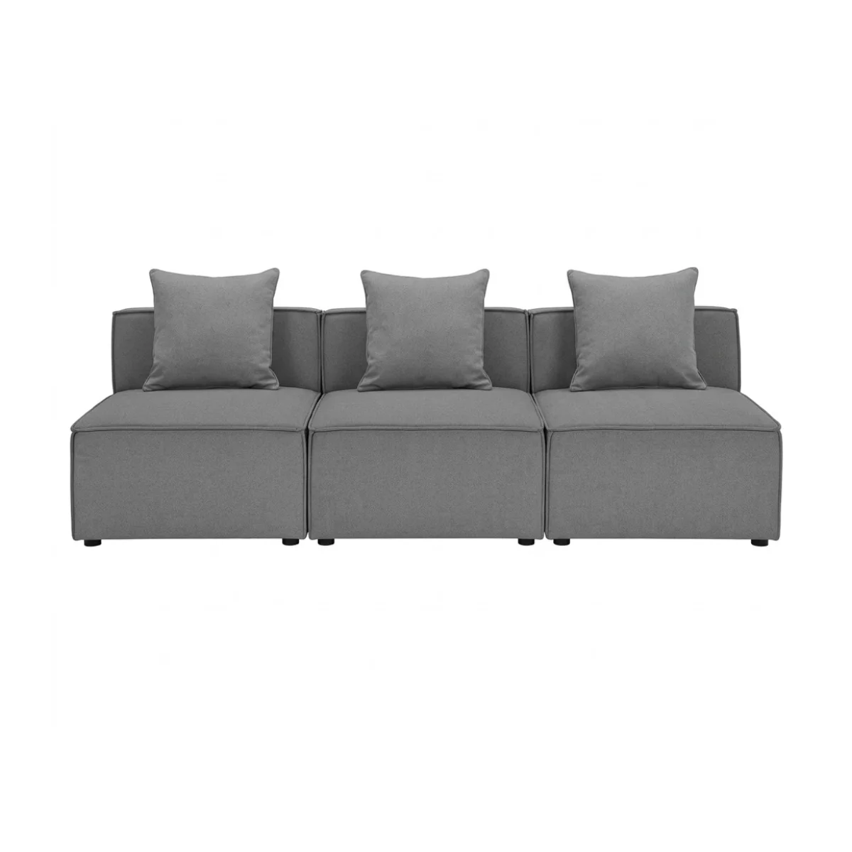GHẾ SOFA MODULE MÀU XÁM 5
