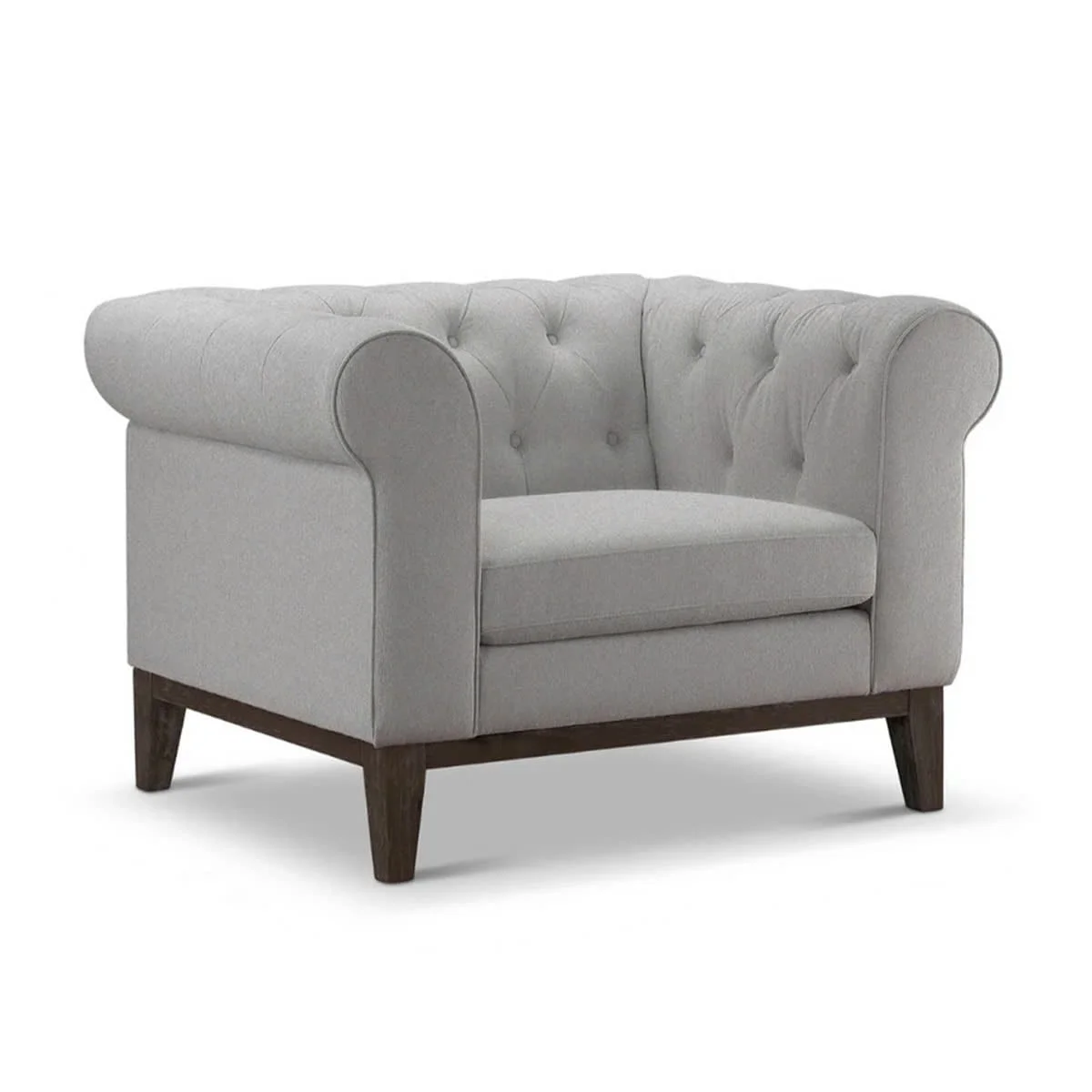 GHẾ SOFA ĐƠN ABBYSON MÀU XÁM