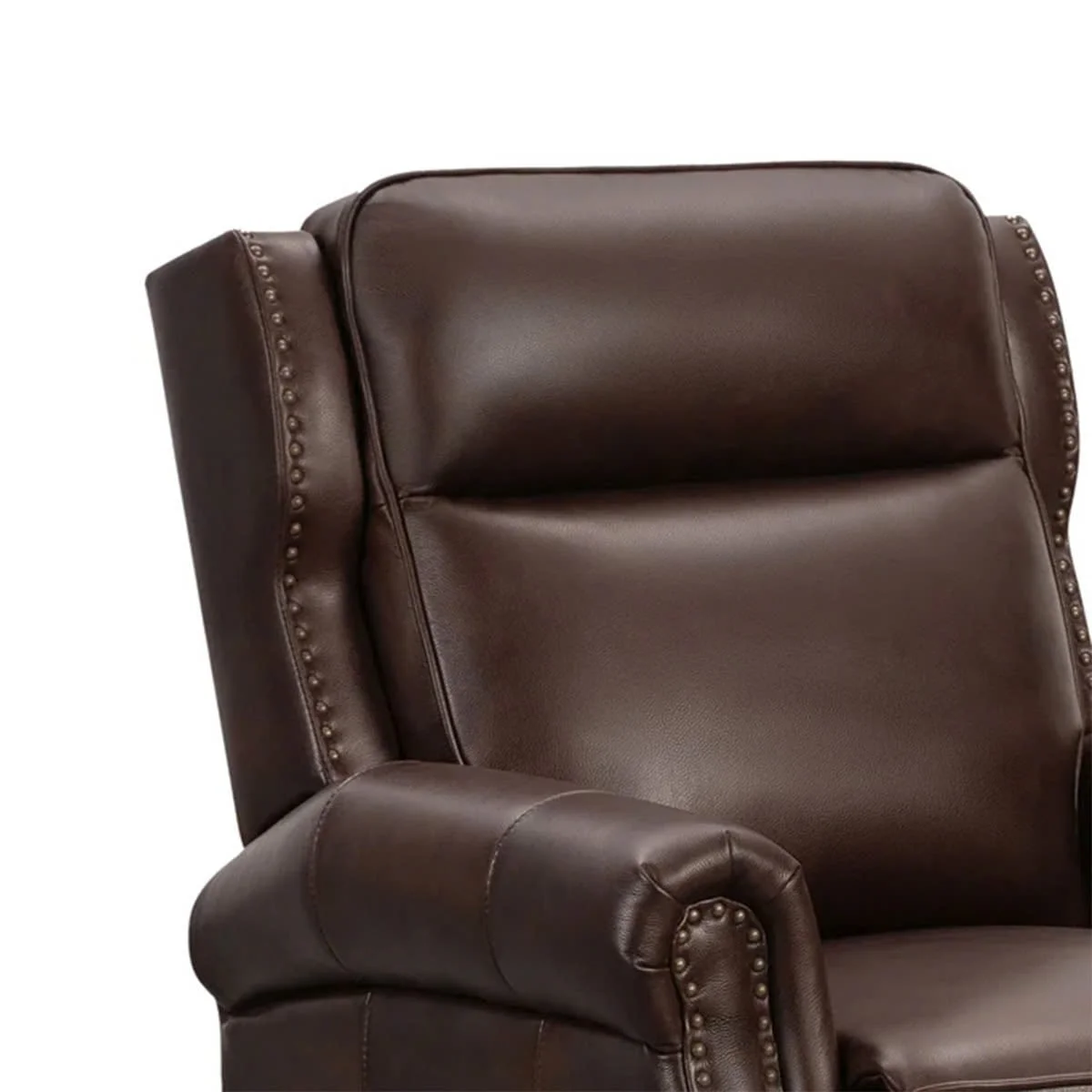 GHẾ SOFA ĐƠN DA BÒ CHỈNH CƠ POLLENZO MÀU NÂU 5