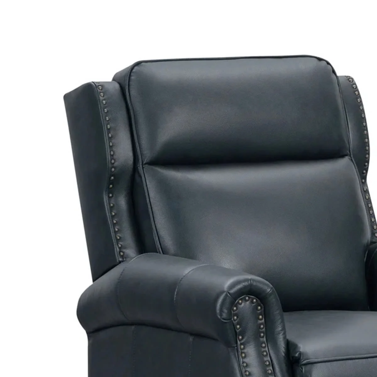 GHẾ SOFA ĐƠN DA BÒ CHỈNH CƠ POLLENZO MÀU XANH 4