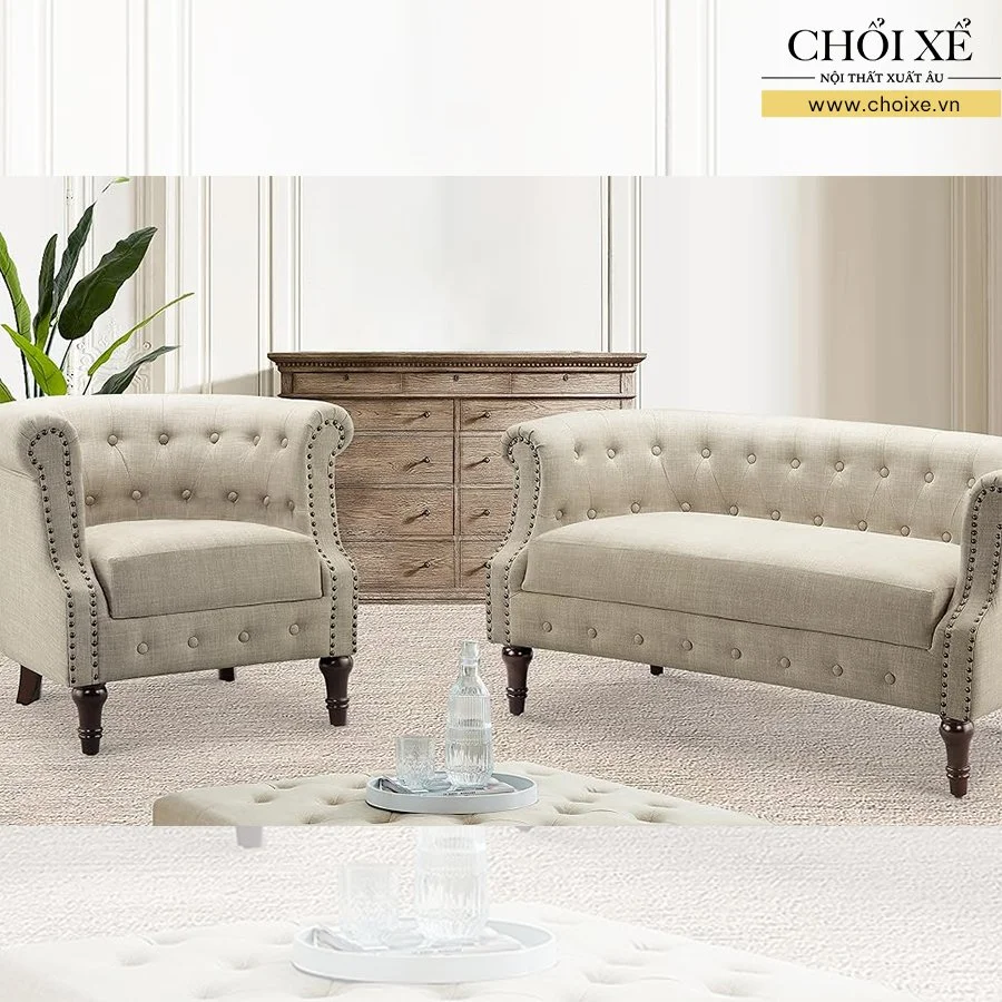 GHẾ SOFA 2 CHỖ ROSEVERA 5