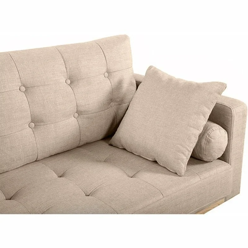 GHẾ SOFA 3 CHỖ DERRY MÀU KEM 3