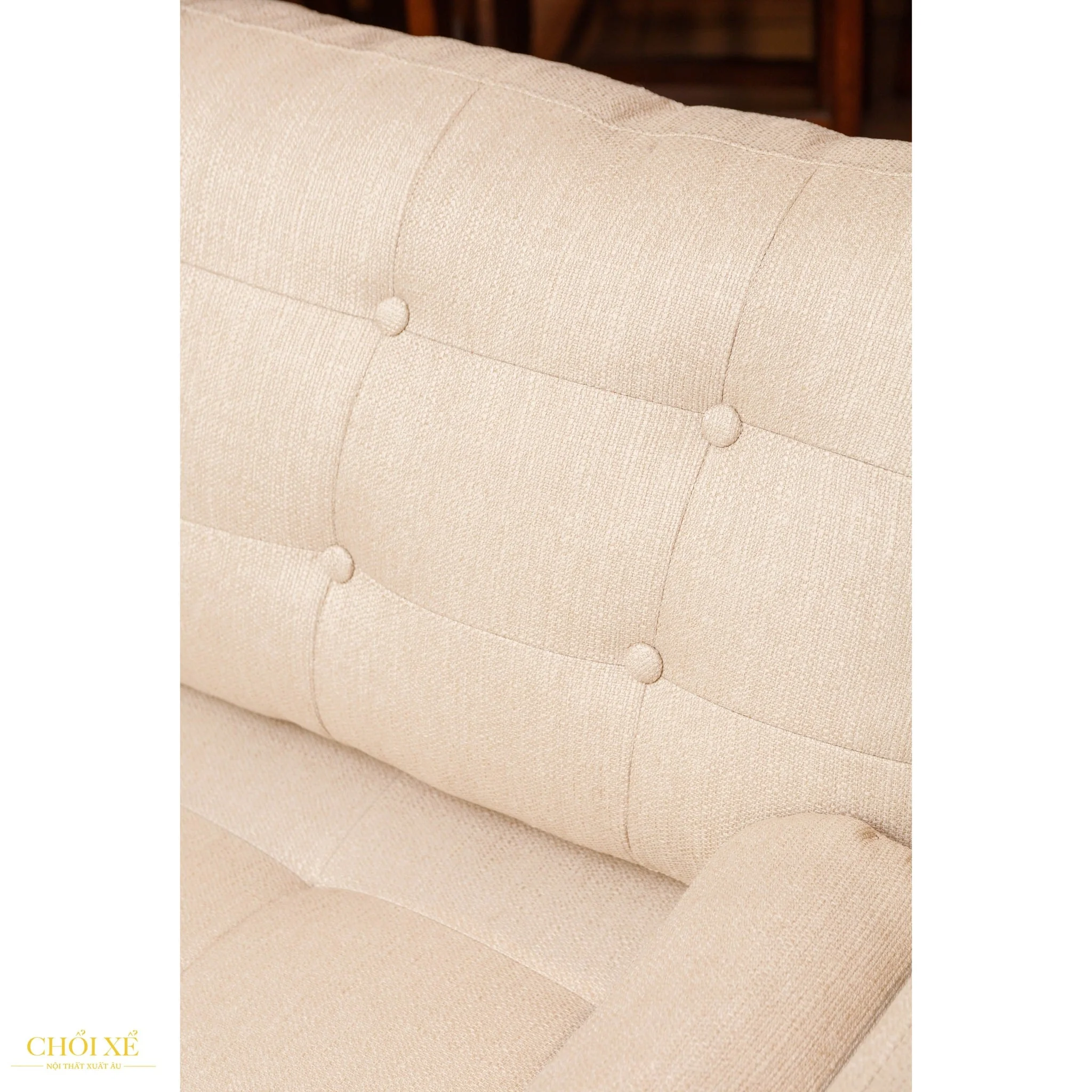 GHẾ SOFA 3 CHỖ DERRY MÀU KEM 5