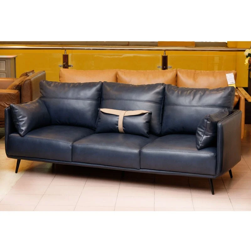 GHẾ SOFA 3 CHỖ NUBE MÀU XANH 4