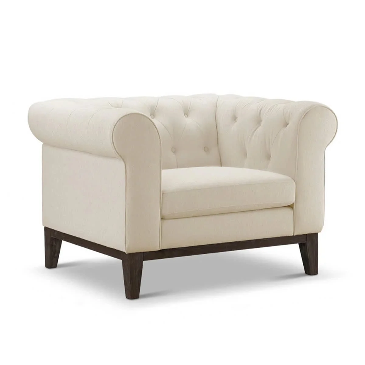 GHẾ SOFA ĐƠN ABBYSON MÀU TRẮNG