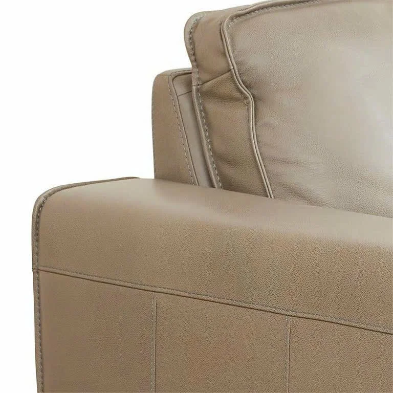 GHẾ SOFA ĐƠN DA BÒ HUDDLE SWILVER 2