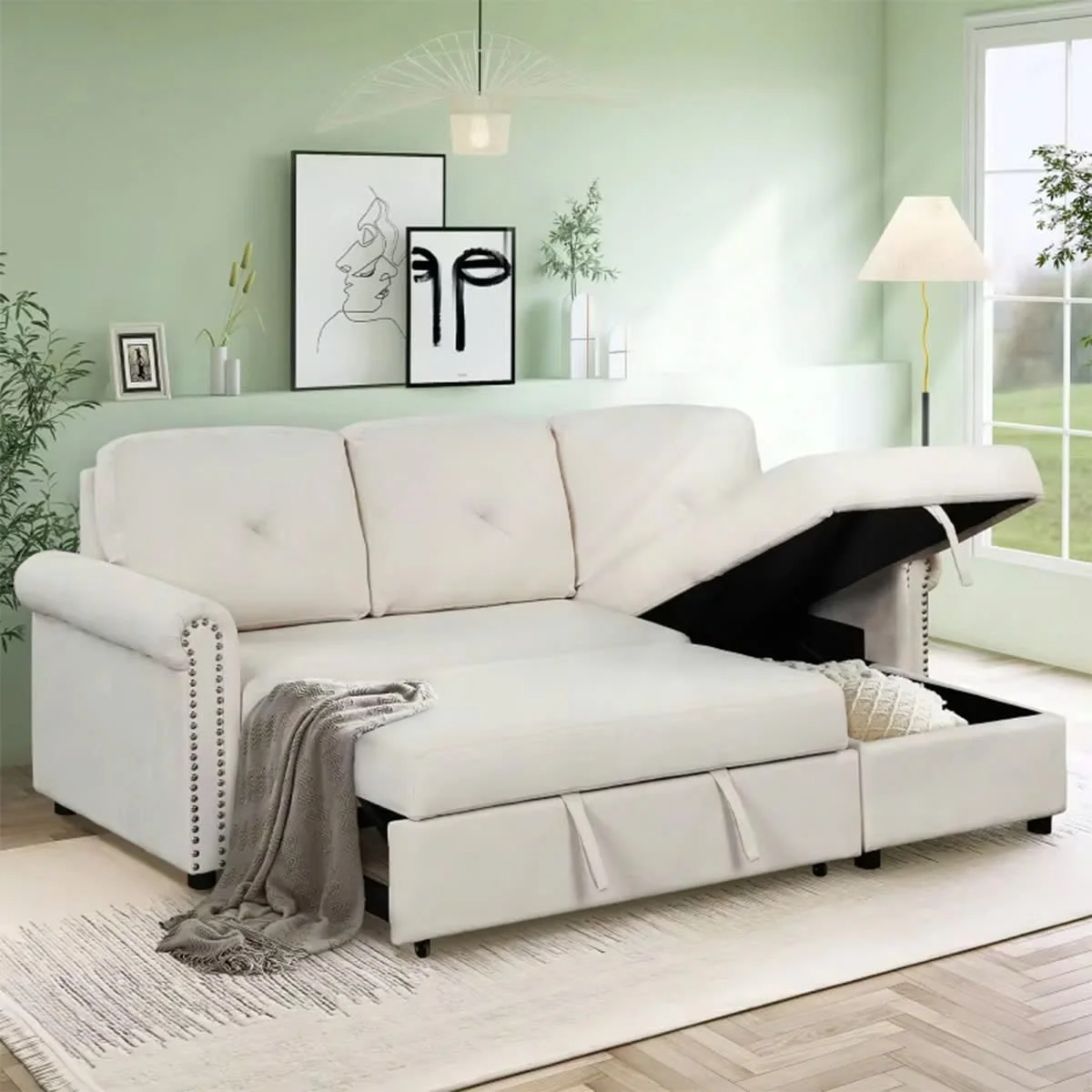GHẾ SOFA BED GÓC HANOVER 5