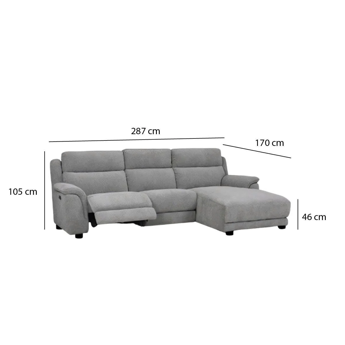 GHẾ SOFA GÓC CHỈNH CƠ CLARK 2