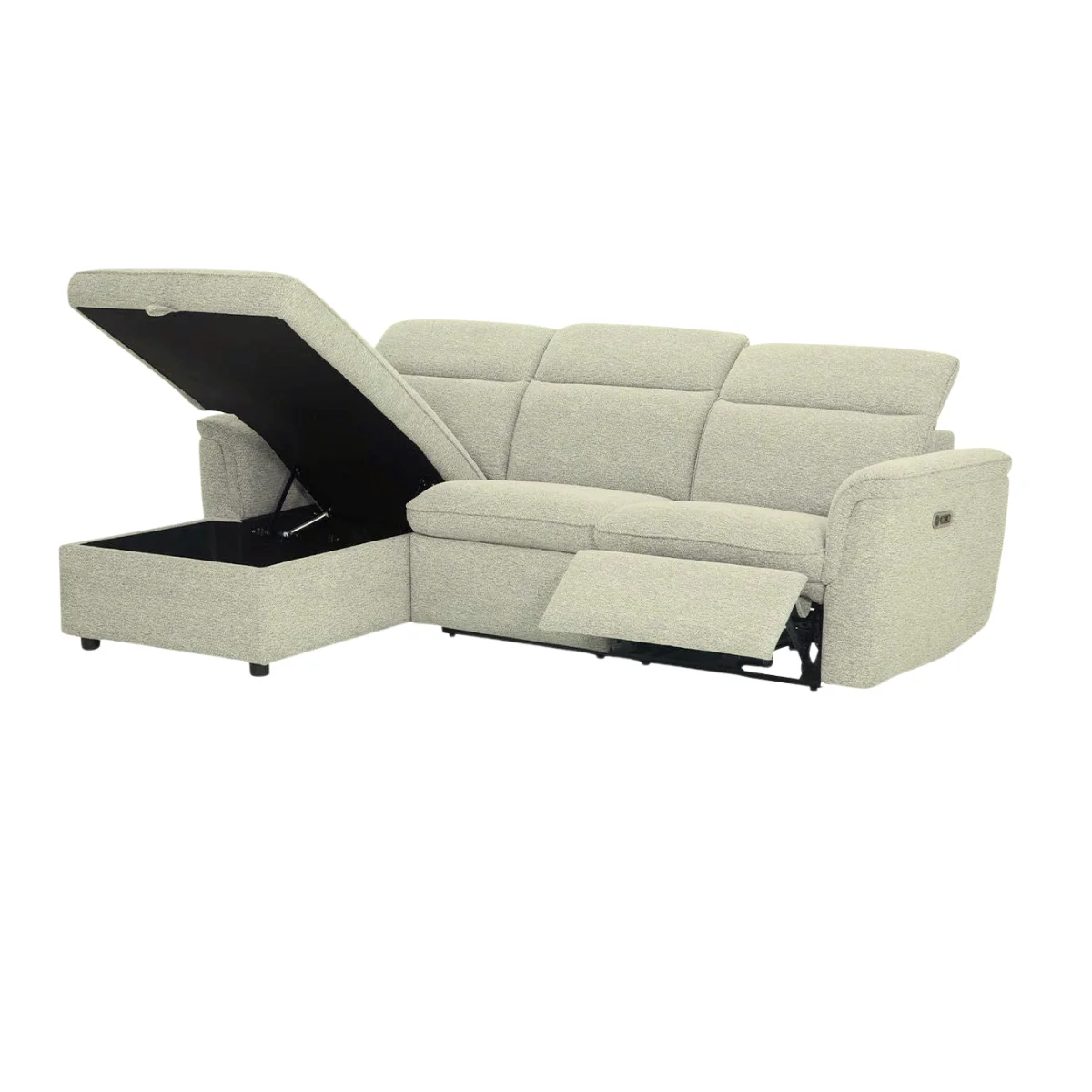GHẾ SOFA GÓC CHỈNH ĐIỆN FOSCA 4