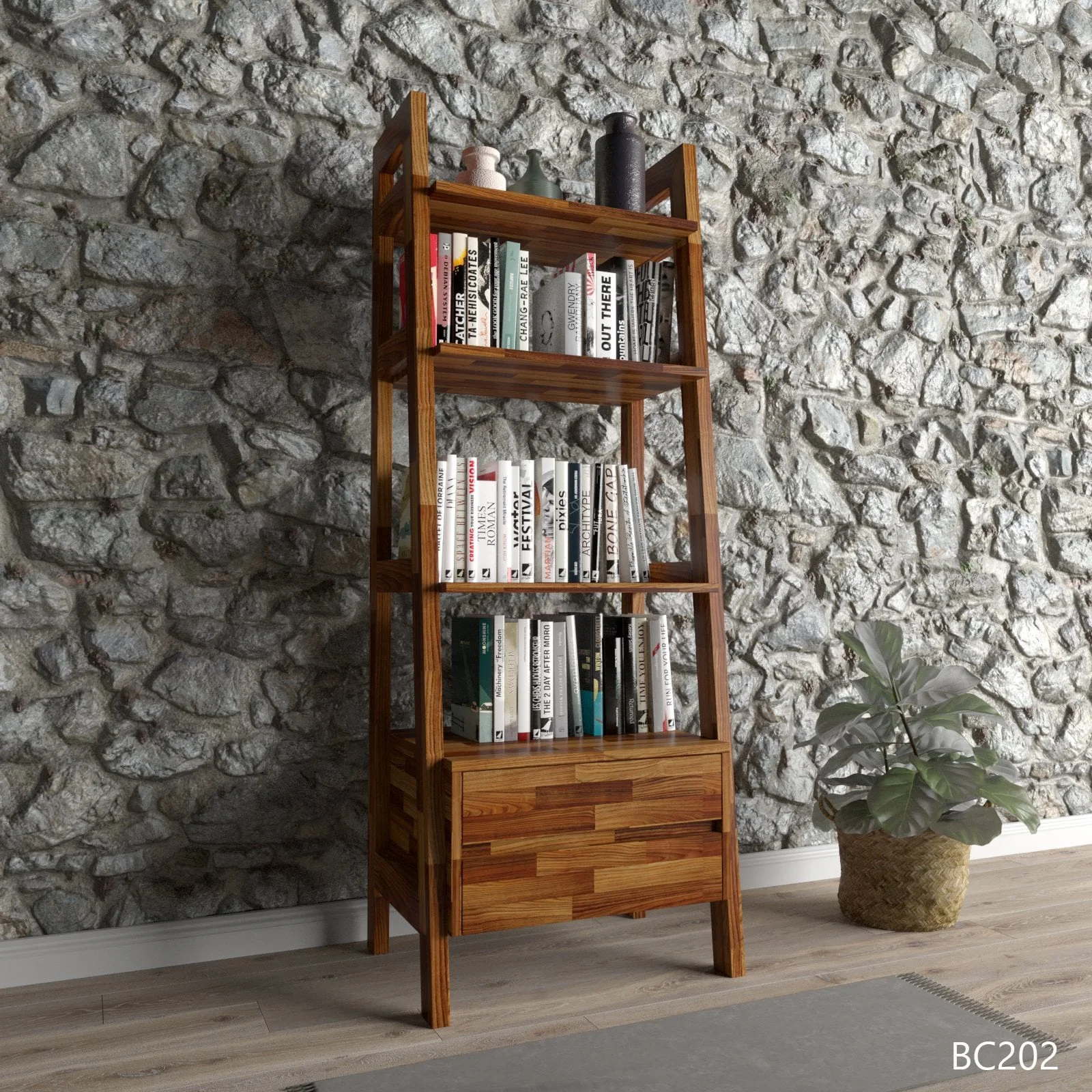 KỆ SÁCH INNER LADDER MÀU TỰ NHIÊN 2