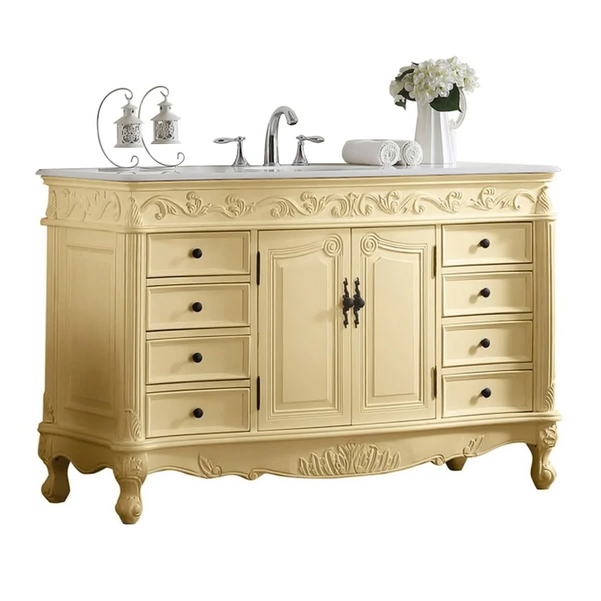 TỦ LAVABO BUCKINGHAM 56 INCH MÀU VÀNG