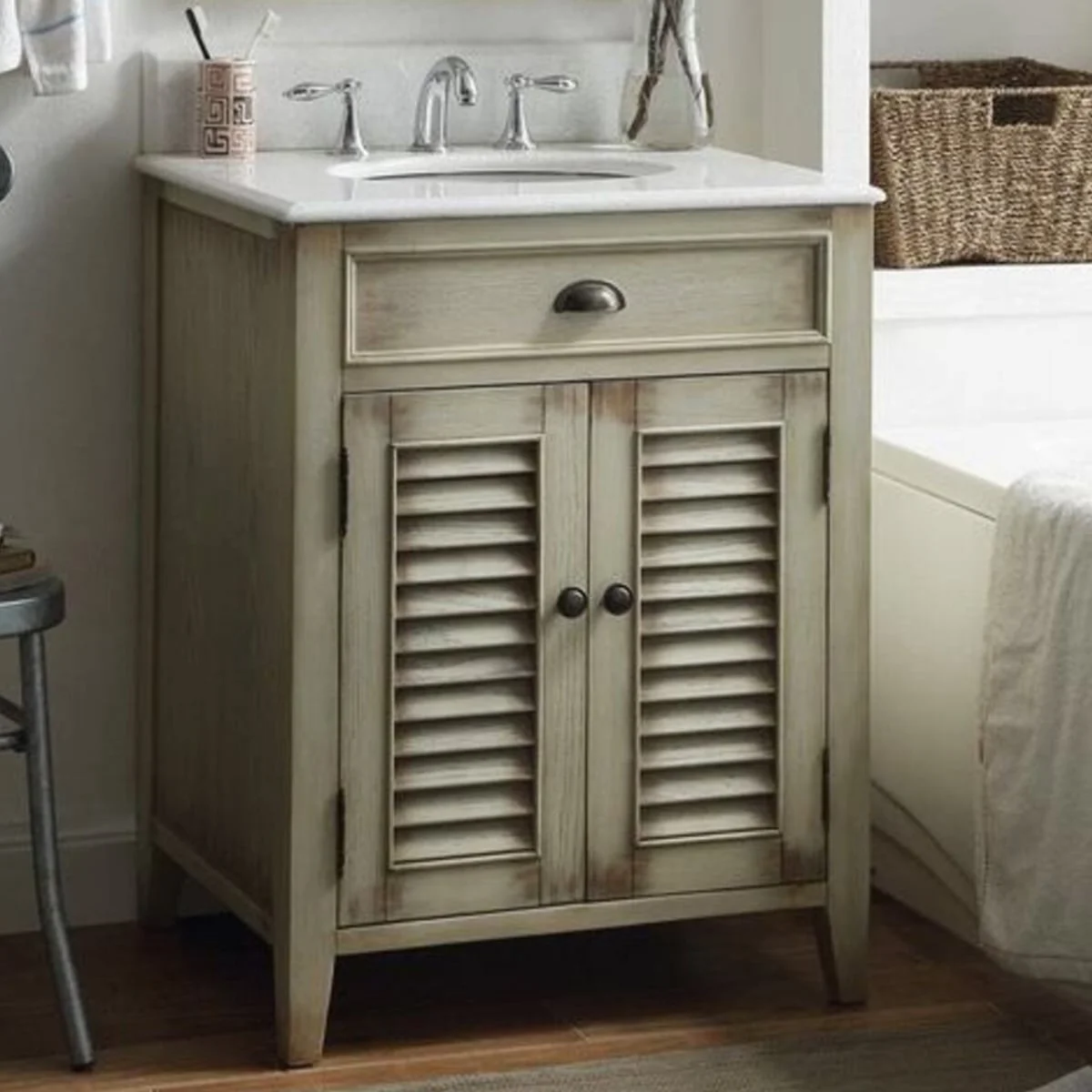 TỦ LAVABO PALM BEACH 26 INCH MÀU BE 3