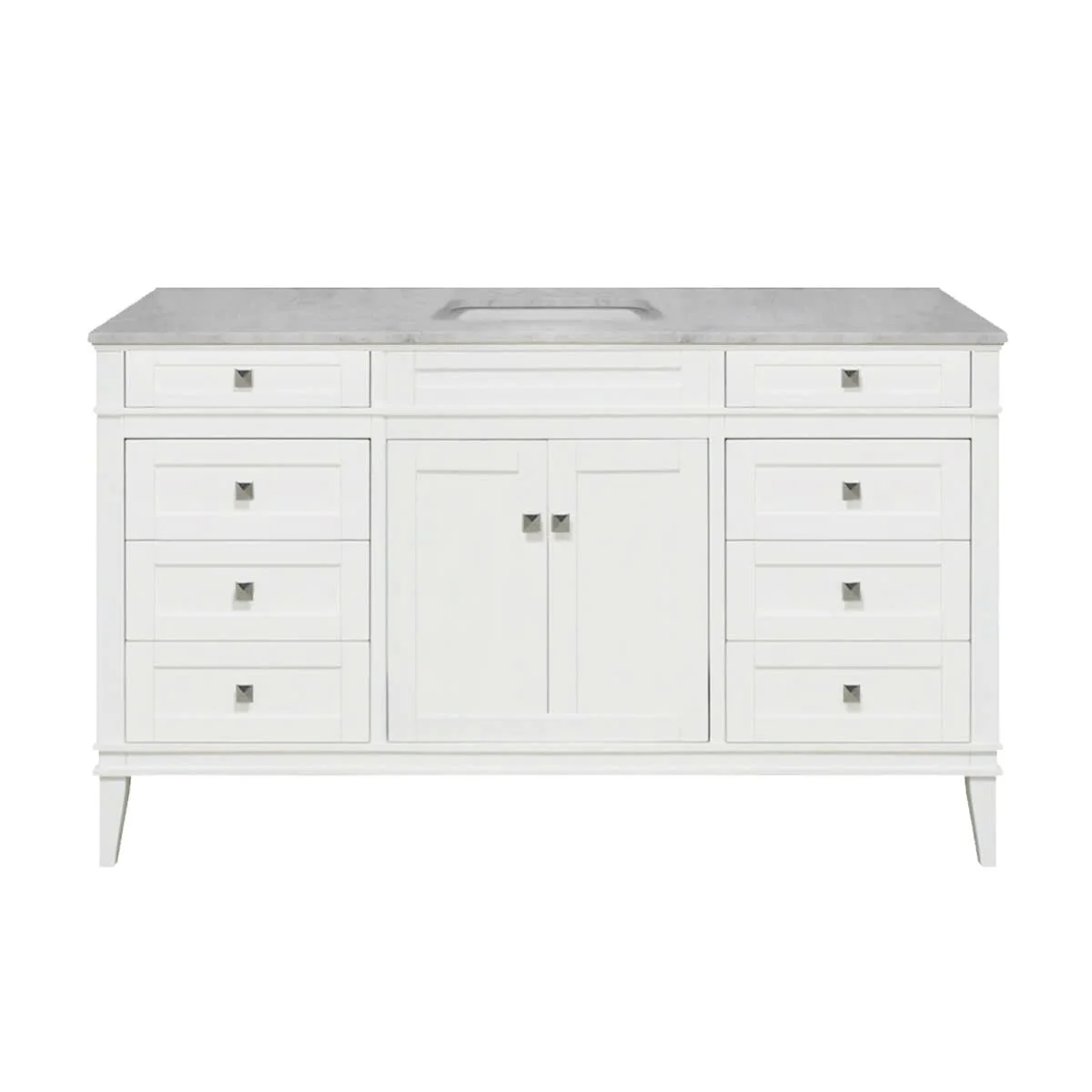 TỦ LAVABO RIVOLI 60 INCH MÀU TRẮNG 1 BỒN