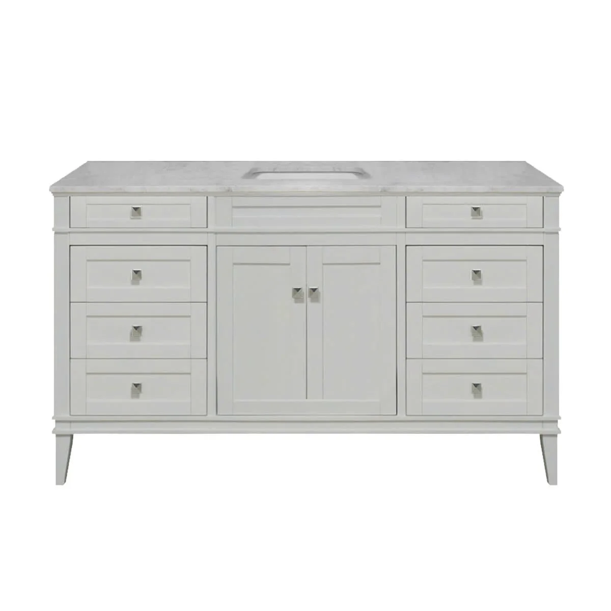 TỦ LAVABO RIVOLI 60 INCH MÀU XÁM NHẠT 1 BỒN