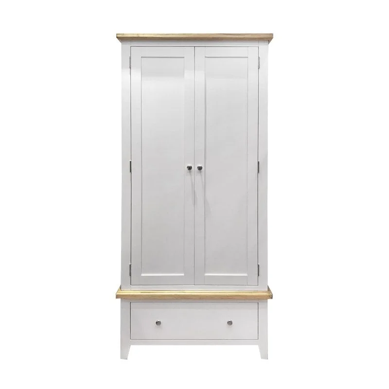TỦ QUẦN ÁO HIGHGATE MÀU TRẮNG 2 CÁNH