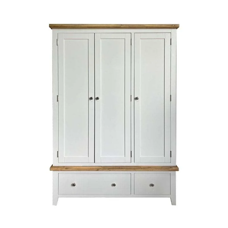 TỦ QUẦN ÁO HIGHGATE MÀU TRẮNG 3 CÁNH