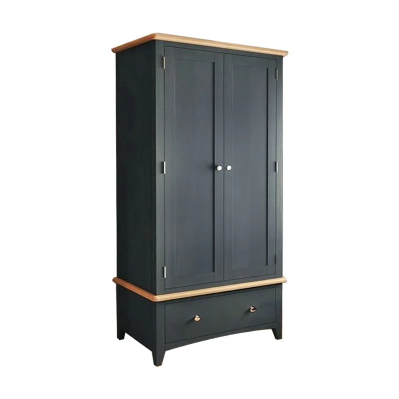 TỦ QUẦN ÁO HIGHGATE MÀU XÁM 2 CÁNH