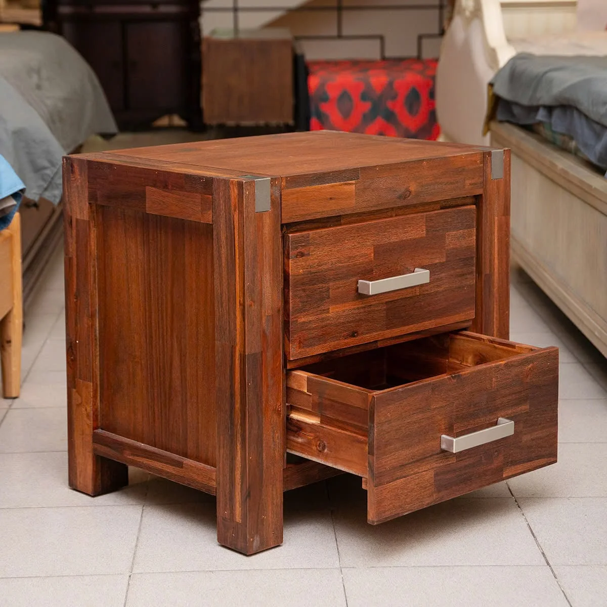 TỦ ĐẦU GIƯỜNG MCKINLEY MÀU NÂU 3