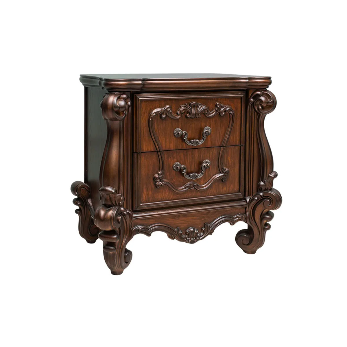 TỦ ĐẦU GIƯỜNG VERSAILLES MÀU NÂU 2